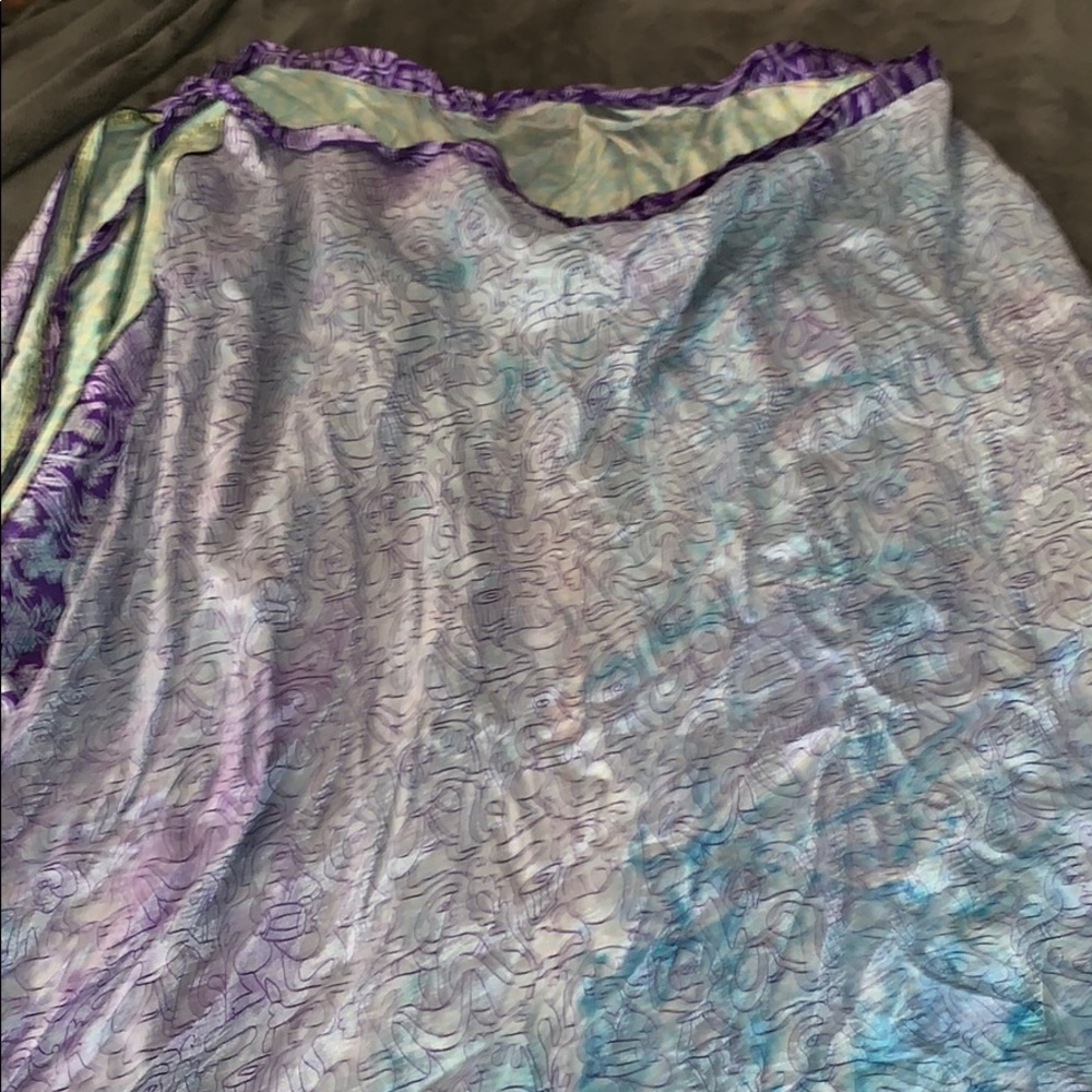 100 Pure Silk Like New Rap Around Skirt